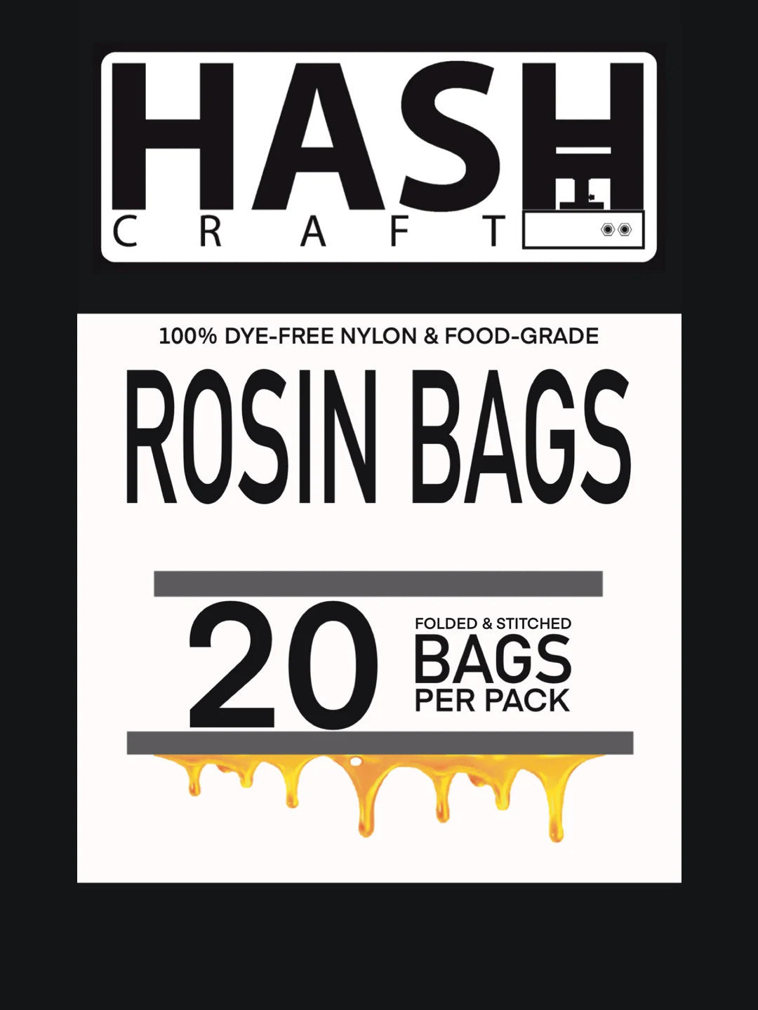Hashcraft Rosinbags 20 St. 35µm Folded & Stiched 51 x 114 mm