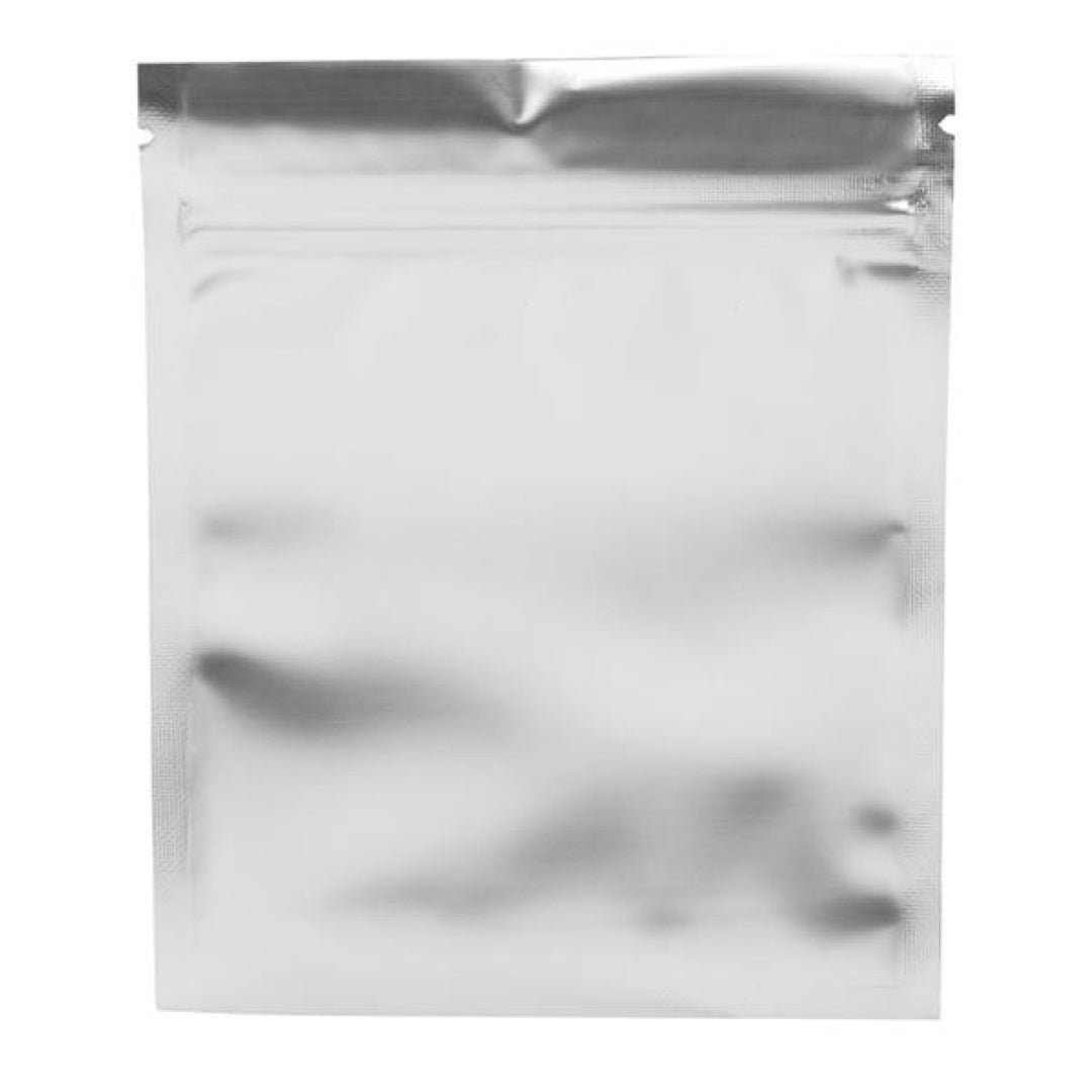 Zip-Beutel Nylon Silber 125x100mm VE100