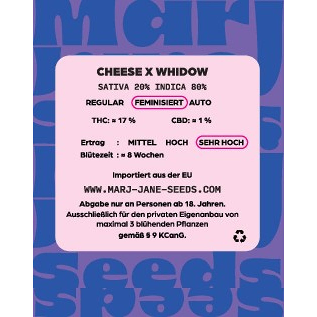 Marj Jane Cheese X Whidow Fem. 3St.