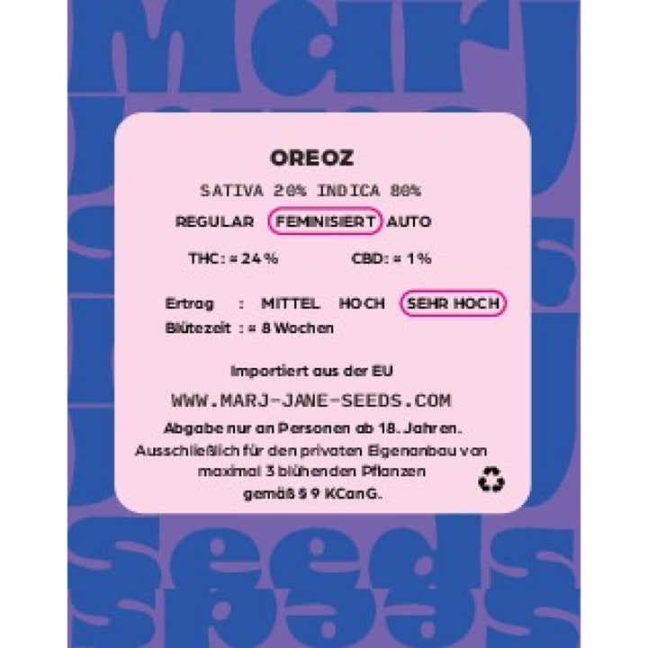 Marj Jane Oreoz Fem. 3St.