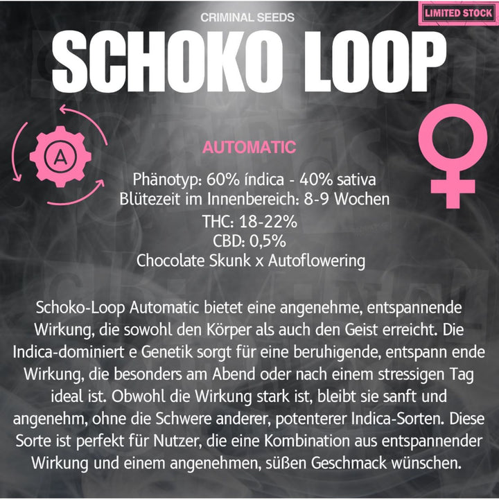 Criminal Seeds Schoko Loop Auto Fem 3St.