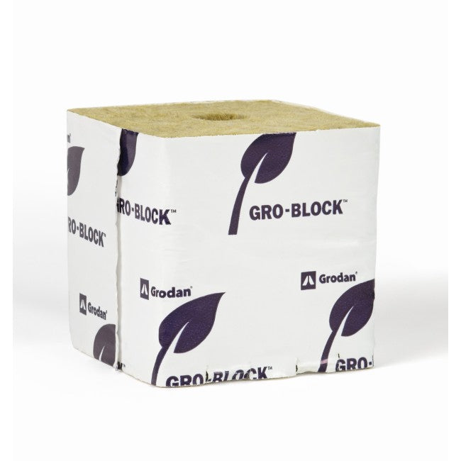 Grodan Improved (CSC) Deltablock 10cm, Loch Ø40mm 144St.