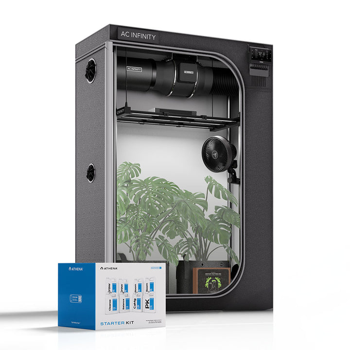 AC Infinity AI Cultivator Komplettset 60×120×180 cm – 2 Pflanzen, Controller AI+ &amp; Athena Blended Starter-Kit