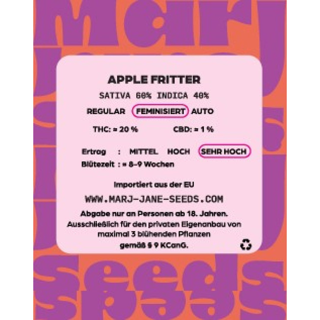 Marj Jane Apple Fritter Fem. 3St.