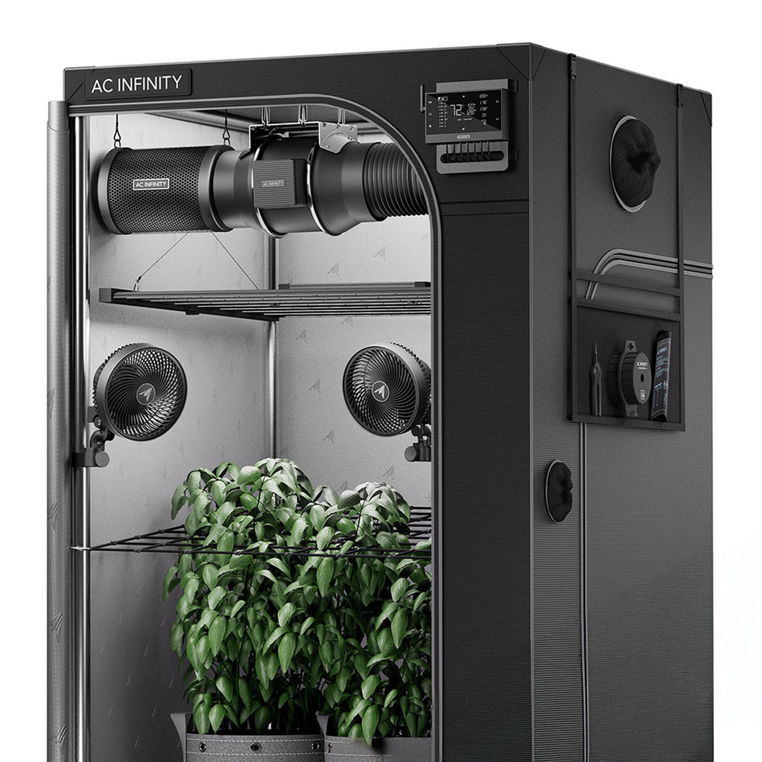 AC Infinity AI Grow-Zelt-System PRO 120×120×200 cm – Komplettset mit IONFRAME EVO6 &amp; Controller AI+